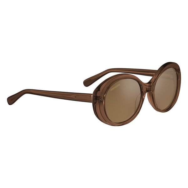 Bacall SS541006 Shiny Crystal Caramel Brown Drivers Gradient Non Polarized