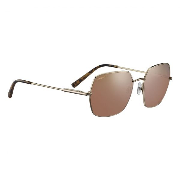 Loy SS548005 Shiny Light Gold Drivers Non Polarized